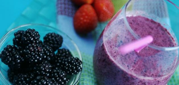 طريقة عمل عصير التوت طريقة عمل عصير التوت