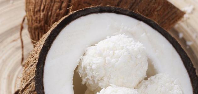 طريقة عمل كرات جوز الهند طريقة عمل كرات جوز الهند