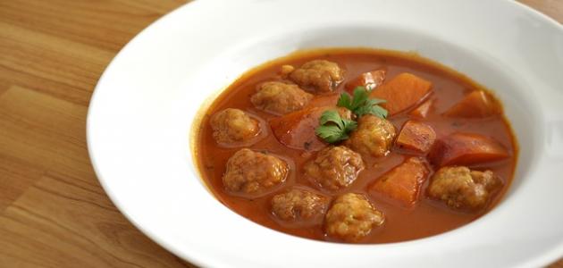 طريقة عمل كرات من اللحم المفروم