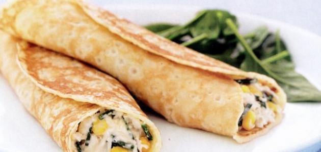 طريقة عمل كريب بالفراخ طريقة عمل كريب بالفراخ