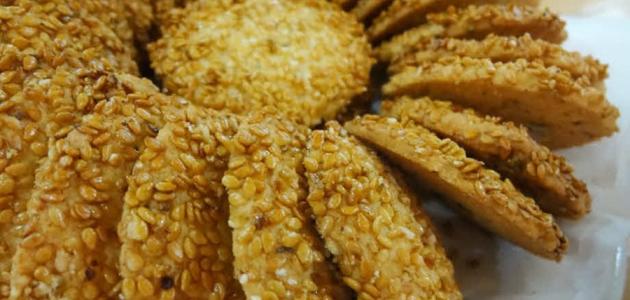 طريقة عمل كعك أبو السمسم طريقة عمل كعك أبو السمسم