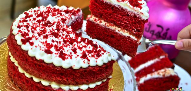 طريقة عمل كيكة الريد فيلفت طريقة عمل كيكة الريد فيلفت