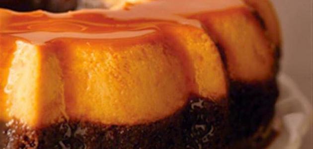 طريقة عمل كيكة الكريم كراميل