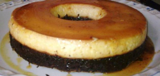 طريقة عمل كيكة قدرة قادر بالكريم كراميل