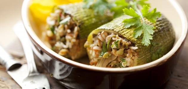 طريقة عمل محشي الكوسا