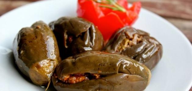 طريقة عمل مكدوس سوري