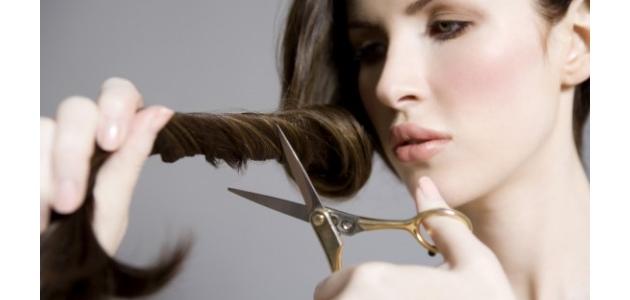 طريقة قص الشعر في المنزل طريقة قص الشعر في المنزل