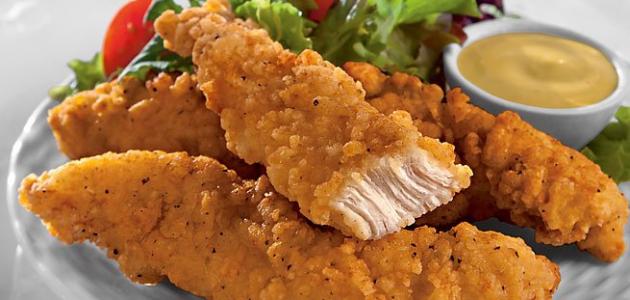 طريقة قلي صدور الدجاج طريقة قلي صدور الدجاج