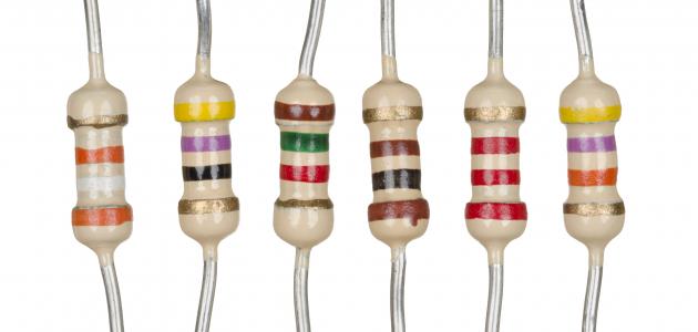 طريقة قياس المقاومة بالألوان