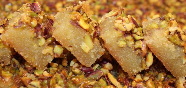 طريقة ومكونات النمورة طريقة ومكونات النمورة