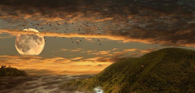 عبارات عن جمال القمر عبارات عن جمال القمر