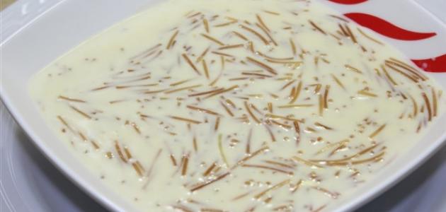 عمل الشعرية باللبن عمل الشعرية باللبن