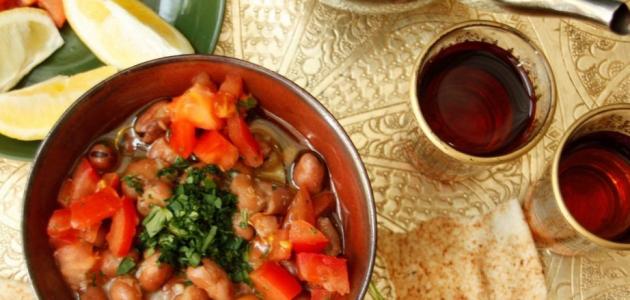 عمل الفول بالطحينة عمل الفول بالطحينة