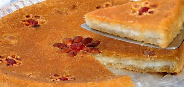 عمل الكنافة بالكريمة