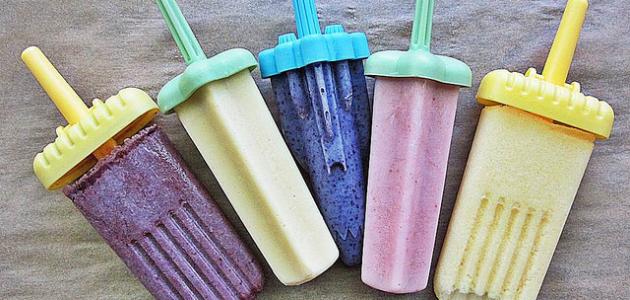 عمل المثلجات في البيت