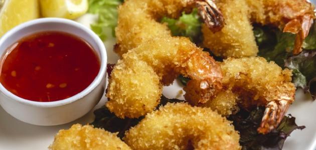 عمل جمبرى مقلي عمل جمبرى مقلي