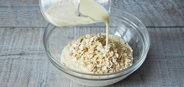 عمل حليب الشوفان عمل حليب الشوفان