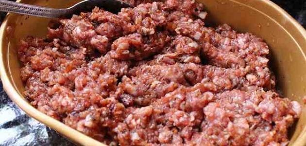 عمل عجينة البرغر عمل عجينة البرغر