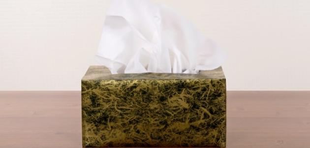 عمل علبة مناديل بسيطة عمل علبة مناديل بسيطة