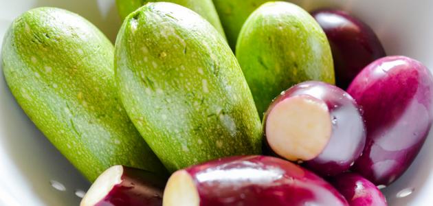 عمل محشي الكوسا والباذنجان عمل محشي الكوسا والباذنجان