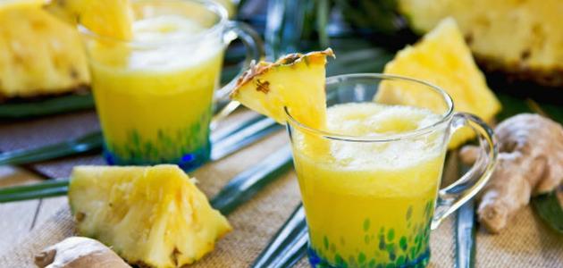 فوائد عصير الأناناس والكيوي للتنحيف