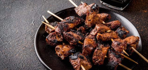 كبدة مشوية كبدة مشوية