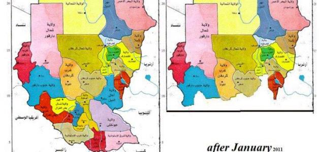 كم عدد ولايات السودان