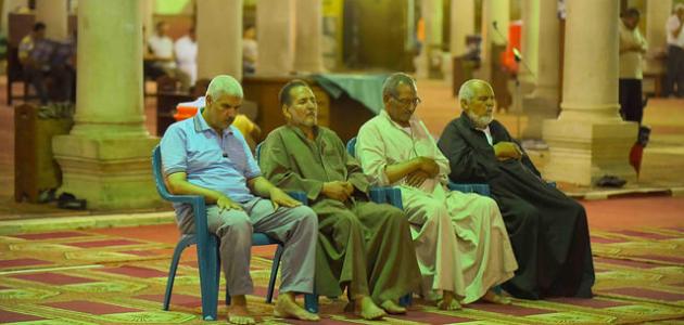 كيفية الصلاة وأنت جالس كيفية الصلاة وأنت جالس