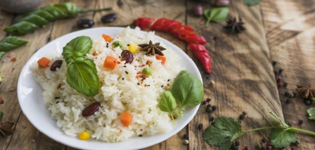 كيفية عمل الأرز الأبيض