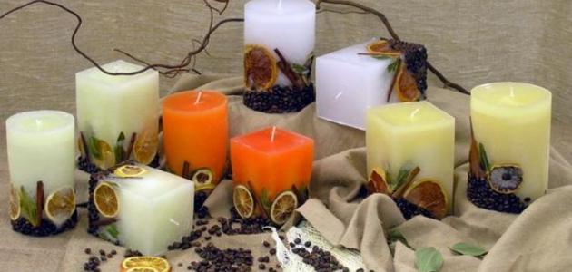 كيفية عمل الشمع المعطر كيفية عمل الشمع المعطر
