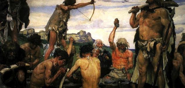 كيف كان يعيش الإنسان في العصر الحجري كيف كان يعيش الإنسان في العصر الحجري