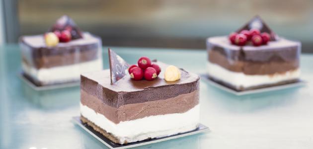 كيك بدون فرن بأربع مكونات