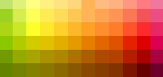 ما هي الألوان الدافئة؟
