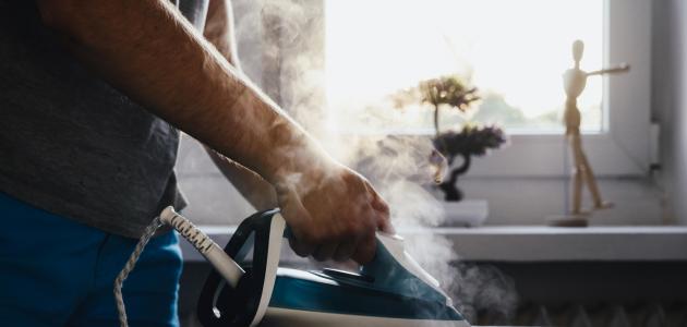 مبدأ عمل مكواة البخار