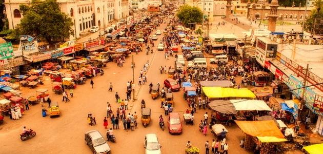 مساحة الهند وعدد سكانها