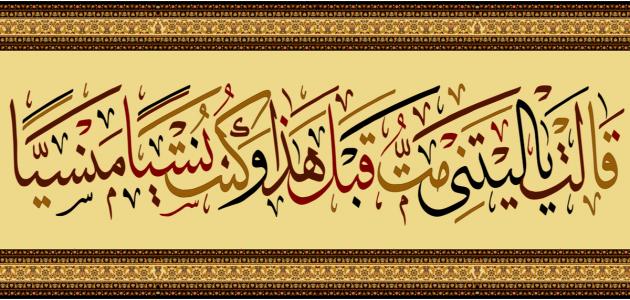 معلومات عن سورة مريم معلومات عن سورة مريم