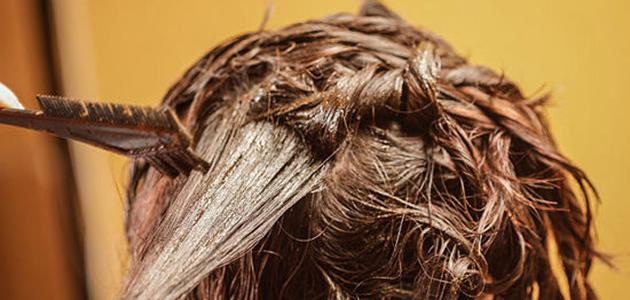 صورة جديد طريقة وضع الحنة على الشعر