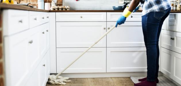 صورة جديد طريقة تنظيف بلاط المطبخ