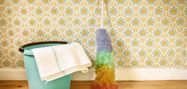 صورة جديد طريقة تنظيف ورق الجدران من الحبر