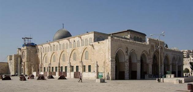 صورة جديد من بنى المسجد الأقصى