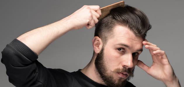 صورة جديد كيفية جعل الشعر رطباً للرجال