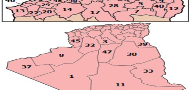 صورة جديد عدد ولايات الجزائر