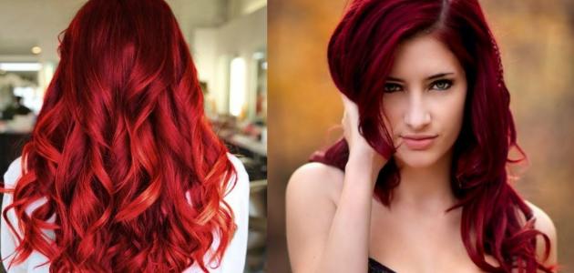 صورة جديد طريقة سحب لون الشعر الأحمر