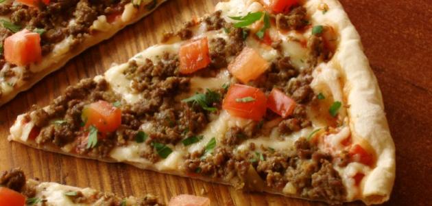 صورة جديد طريقة عمل البيتزا باللحمة المفرومة