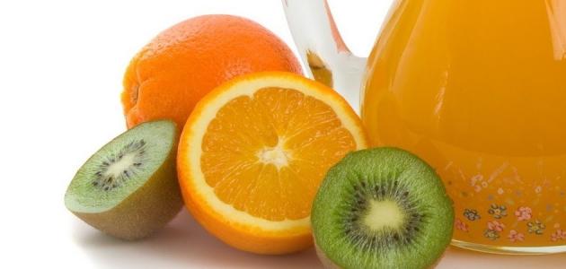 صورة جديد طريقة عمل عصير الكيوي والبرتقال