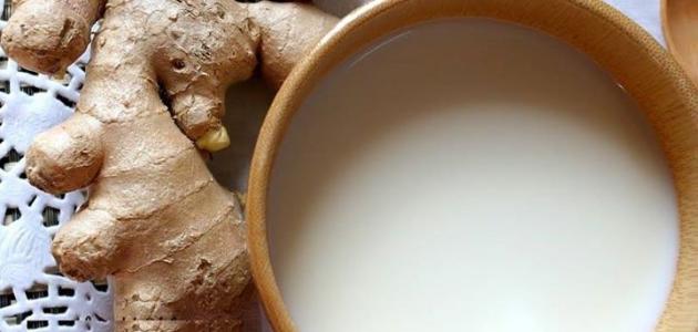 صورة فوائد الحليب بالزنجبيل