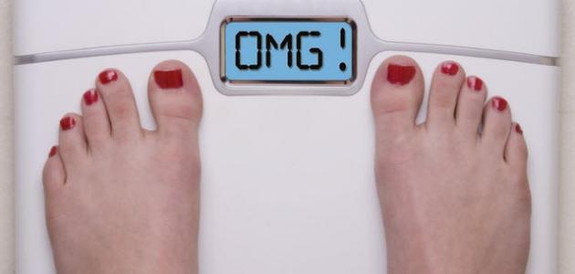 صورة زيادة الوزن المفاجئة