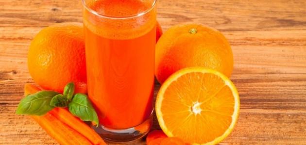 صورة طريقة عمل عصير الجزر بالبرتقال