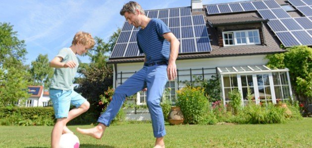صورة استخدام الطاقة الشمسية في المنازل