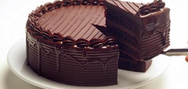 صورة مكونات كعكة الشوكولاتة